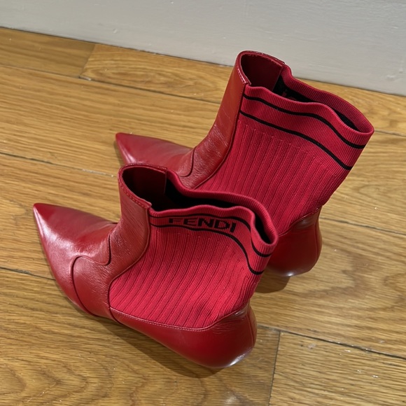 Fendi Stivali Leather Boots - Picture 7 of 8